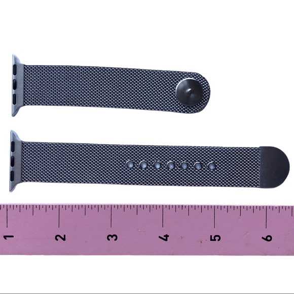 NEW Silver Milanese Band Apple Watch 38/40/41mm M/L Stainless Steel - Picture 3 of 7